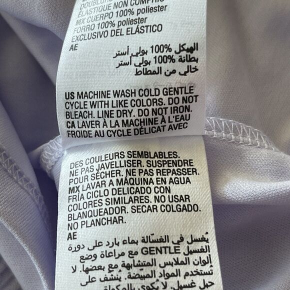 Alfani 2X-Large Top Stretch Bell Sleeves Scoop Neck Lined Textured Lt Purple New - Picture 9 of 9